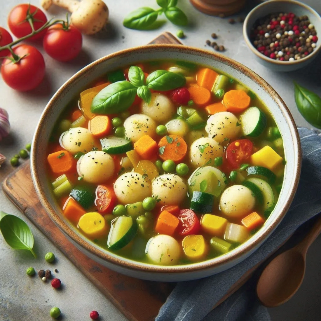 Potato Gnocchi Minestrone