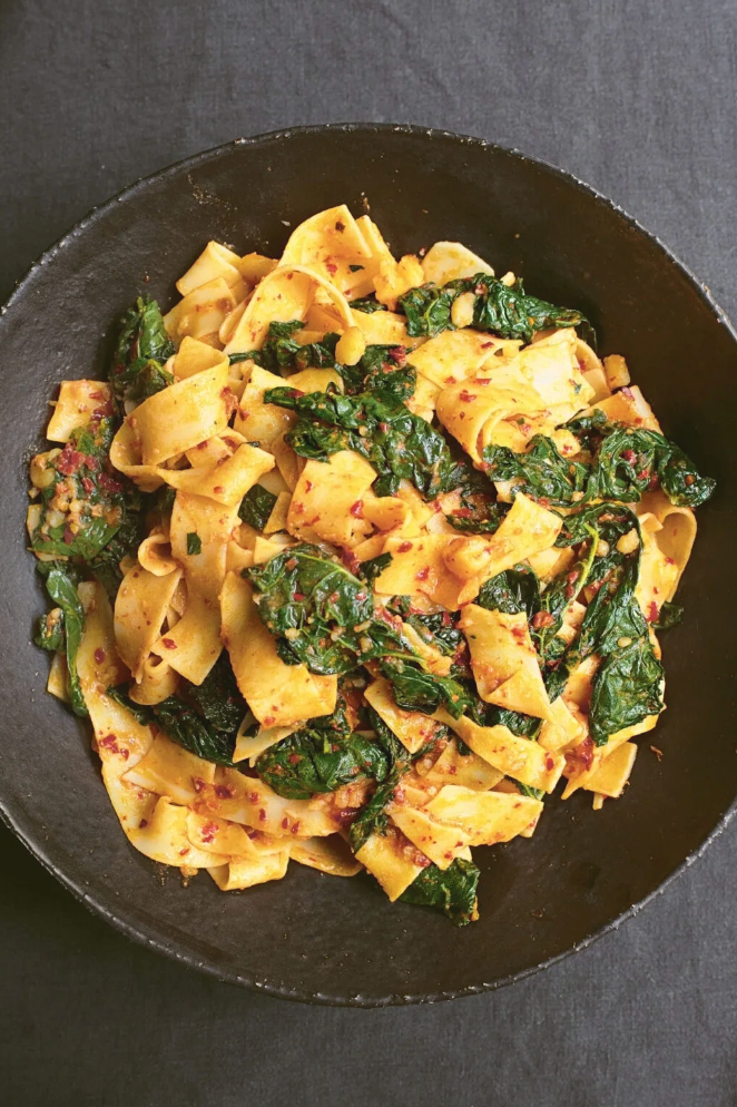 Pappardelle with Cavolo Nero and ‘Nduja