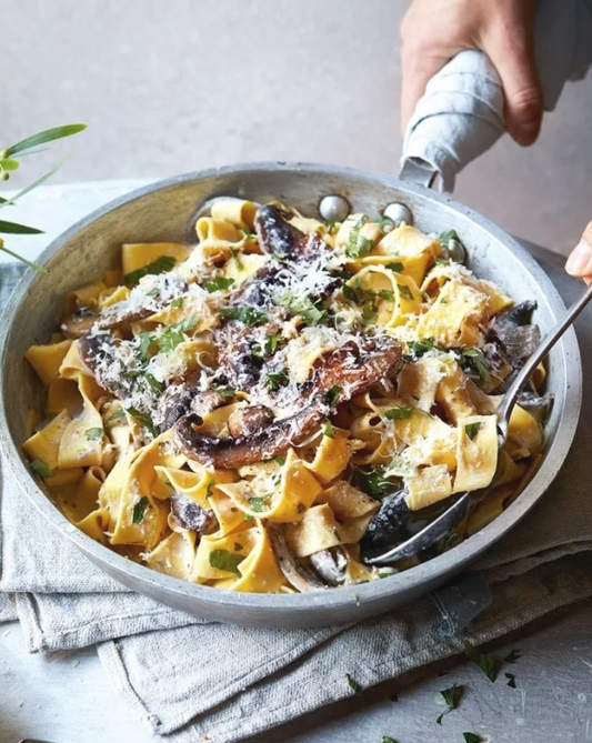 10-minute Mushroom Pappardelle