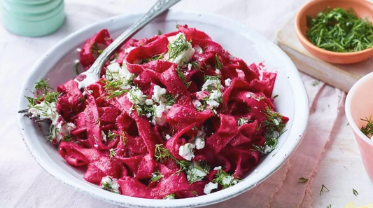 Beetroot and Feta Pasta